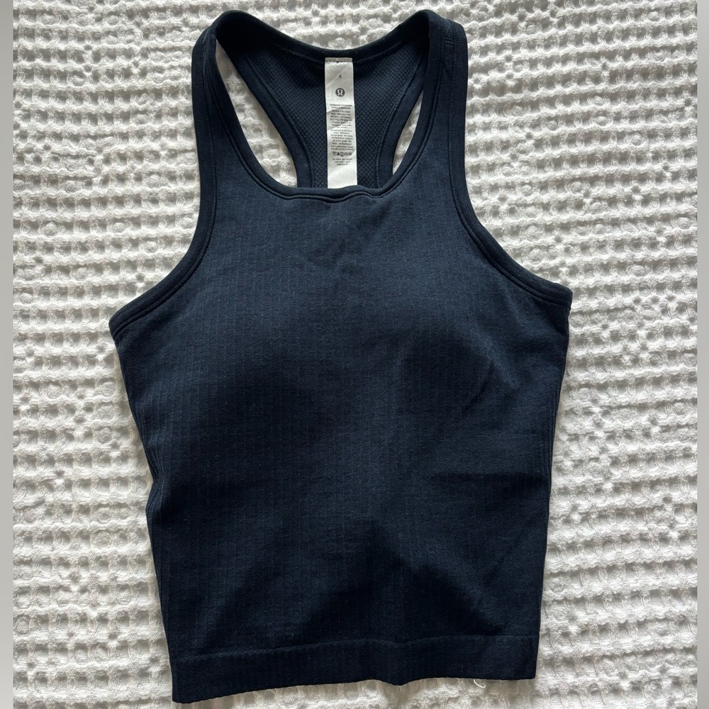 Lululemon Ebb To Street Cropped Racerback Tank Top